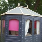 I did not build the whole summer house on this one but put a new roof on it